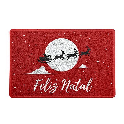 Capacho 60x40cm - FELIZ NATAL