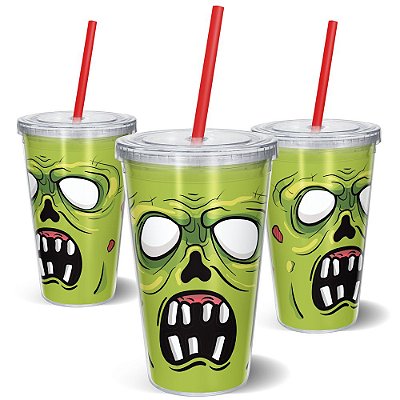 Copo Canudo 600ml - ZUMBI