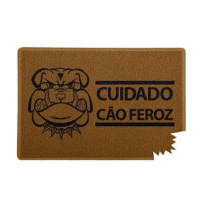 Capacho 60x40cm - CÃO FEROZ