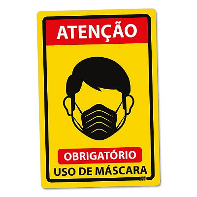 Placa Decorativa 24x16 Use Máscara - PADRÃO