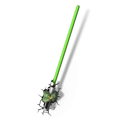 Luminária 3D Light FX Star Wars Sabre Yoda