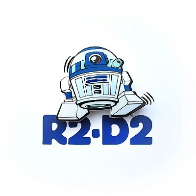 Mini Luminária 3D Light FX Star Wars R2-D2