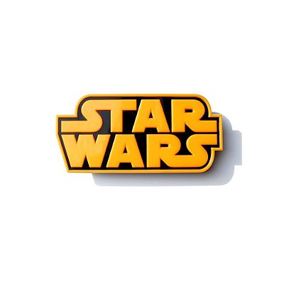 Luminária 3D Light FX Star Wars Logo