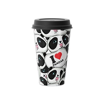 Copo Café 500ml - I Love Pandas