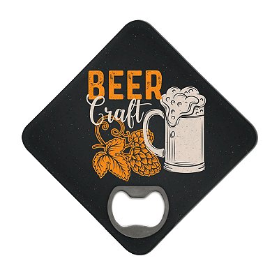 Porta Copos c/ Abridor - Beer Craft