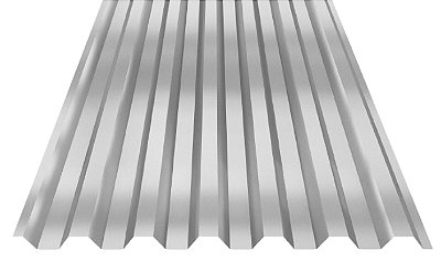 Telha Trapezoidal Simples Galvalume Natural