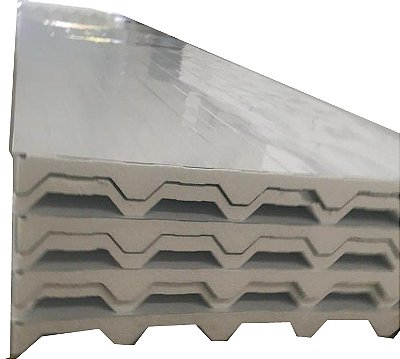 Telha Trapezoidal Sanduiche Premium Termoacústica com Forro