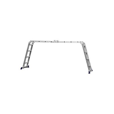Escada Multifuncional com Plataforma 4x4 16 Degraus C/Plataforma