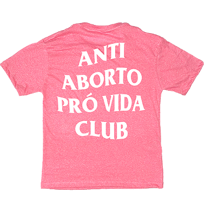 Camiseta Oversized Anti Aborto Pró Vida Club ref292 - Lançamento