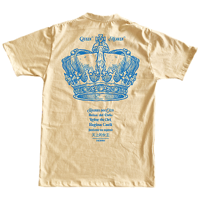 Camiseta Rainha dos Céus - Bege ref 3199