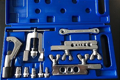 Flangeador Tubos 45° Kit 1/8x3/4 Com Alargador ET278L
