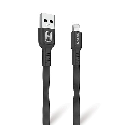 Cabo Turbo Flat Colorido - 1,0m - Lightning (HS-192)