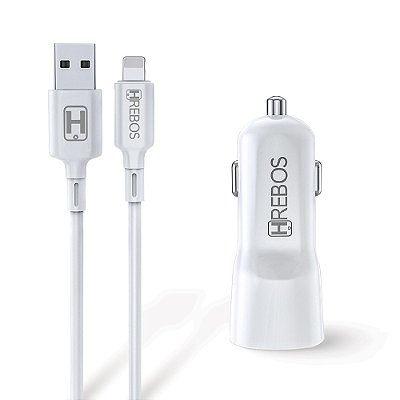 Kit Carregador USB - Fast Charge 2.4A + Cabo (HS150V /HS-150C