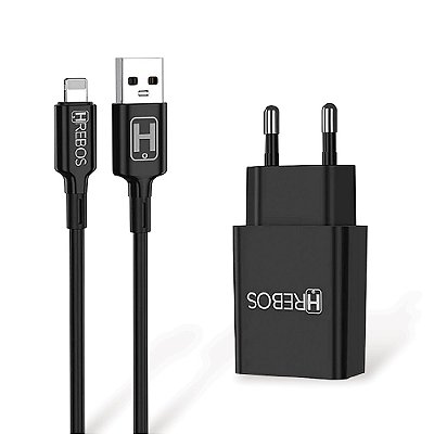 Kit Carregador USB - Fast Charge 2.4A + Cabo (HS150V /HS-150C / HS150i)