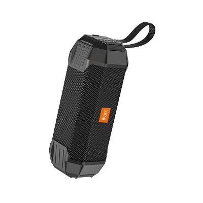 Caixa de Som Bluetooth TWS Compacta com 2 Alto Falantes - Resistente à água (HS-629)