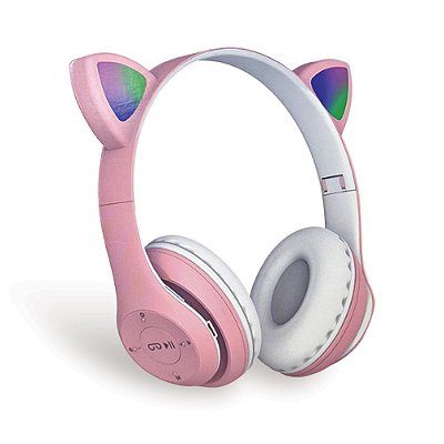 Fone de Ouvido Cat ear Headphone bluetooth ST71M