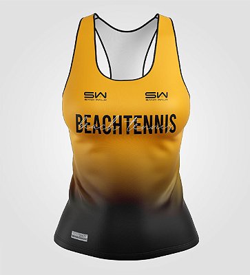 Regata Feminina | Beach Tennis | Colors | Mostarda