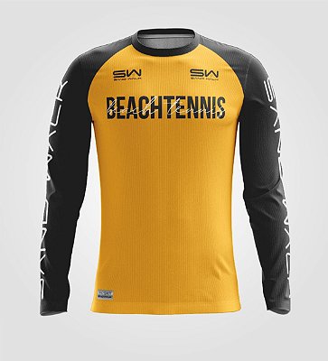Camisa Manga Longa | Masculina | Beach Tennis | Colors | Mostarda