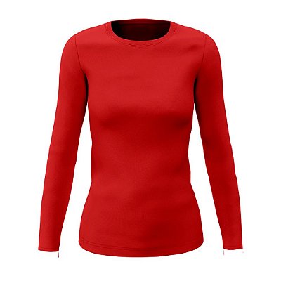 Camisa Manga Longa | Feminina | Clean | Vermelha