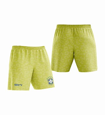 Shorts Masculino | Modelo Treino | Copa 2022 | Amarelo