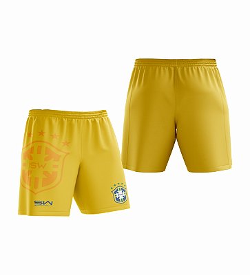 Shorts Masculino | Modelo Treino | Coleção Copa 94 | Amarelo