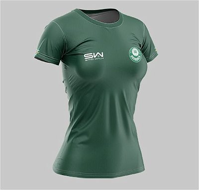 Camiseta Feminina | Coleção Manto | Verde Escura