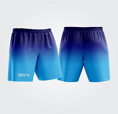 Shorts Masculino | Modelo Treino | Azul Escuro & Azul Claro