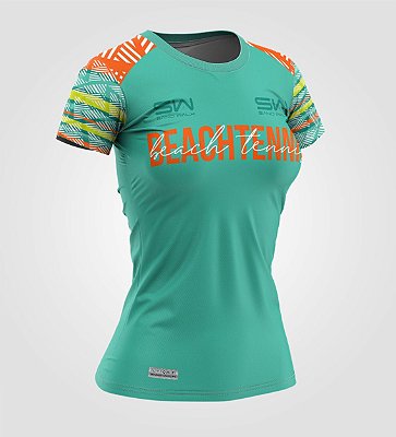 Camiseta Feminina | Beach Tennis | Coleção Voleio