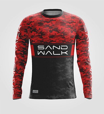 CAMISA MANGA LONGA | MASCULINA | WARRIOR RED