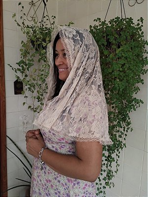 Véu Tradicional Rosas de Maria
