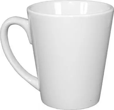 Caneca Porcelana Cônica Branca Sublimação