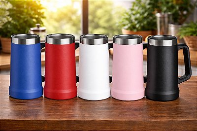 Caneca Chopp Térmica DTF- 709ml (Sem Resina)