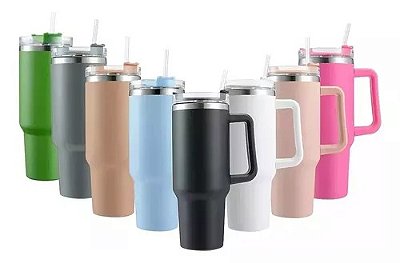 Caneca Térmica Com Canudo 1.2 Litros - DTF (Sem Resina)