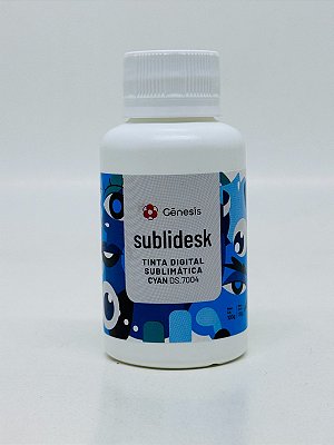 Tinta Sublimatica Gênesis Azul - 100ml