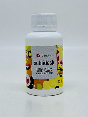 Tinta Sublimatica Gênesis Amarela - 100ml