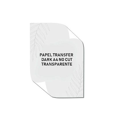 Papel Transfer Dark A4 Laser No Cut Transparente