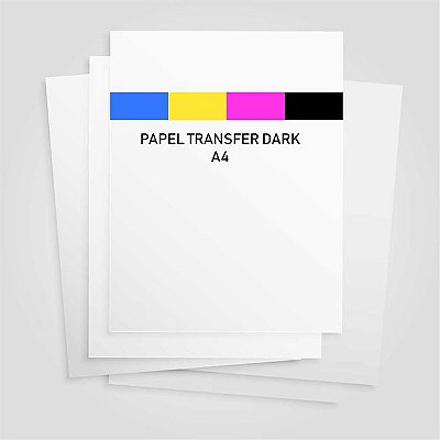 Papel Transfer Dark A4 Algodão Pacote 5 folhas