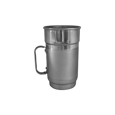 Caneca Térmica de Alumínio 400ml Fundo Pesado