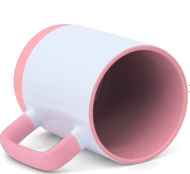 Caneca de Porcelana Soft Rosa - LiveSub