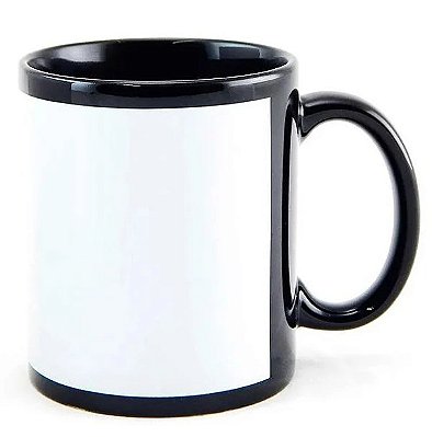 Caneca Porcelana com Tarja - Importada