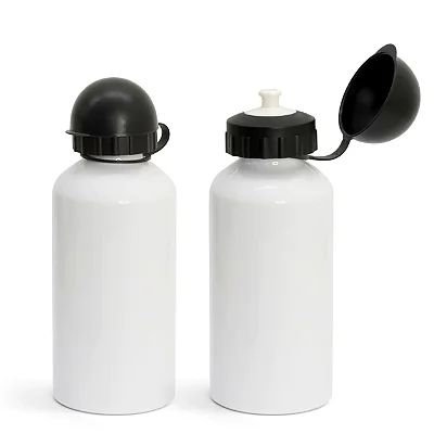 Squeeze Bolinha Branco 600ml - Sublimação