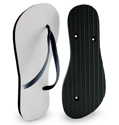 Chinelo Preto para Sublimação