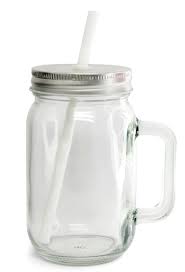 Caneca Mason 450ml Vidro - Sublimação