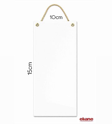 Azulejo 10x15 Branco Brilho c/ Sisal - Eliane