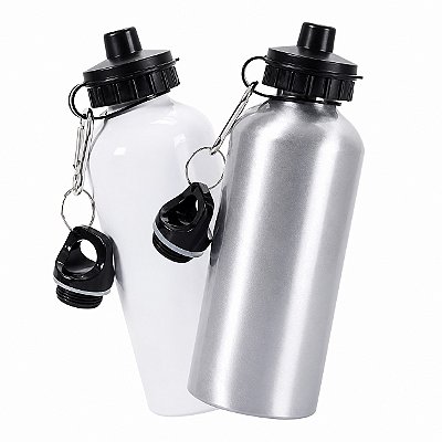 Kit 5 Squeeze Tampa Dupla 500 ml - Metalnox - Sublimação