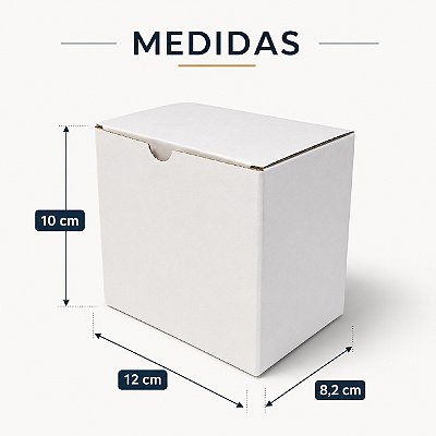 10 Caixas de Caneca Branca