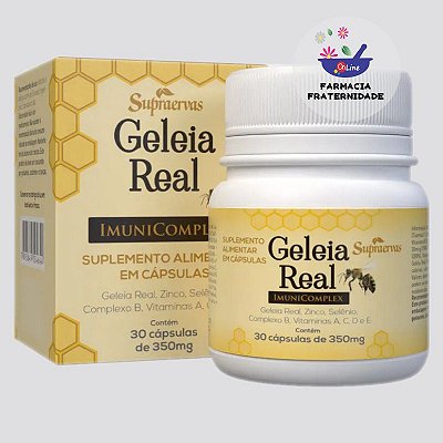 Geleia Real 350 mg 30 Cápsulas