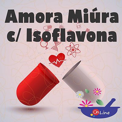Amora Miura Extrato Seco 480 mg + Isoflavona 40 mg