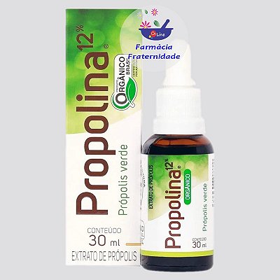 Extrato de Própolis Verde Propolina 12% Orgânica 30 ml