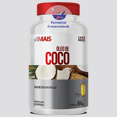 Óleo de Coco 1000 mg 60 Cápsulas